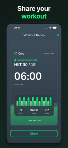 HIIT Interval Timer | Cero Screenshot 8 of 8
