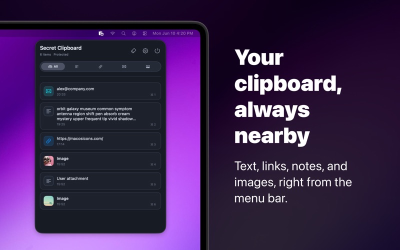 Secret Clipboard screenshot