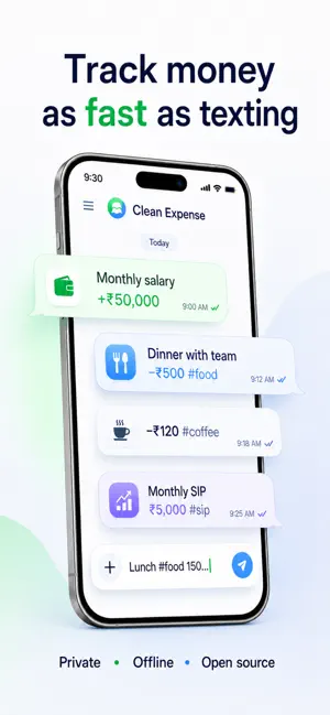 Clean Expense: Budget Tracker screenshot 1