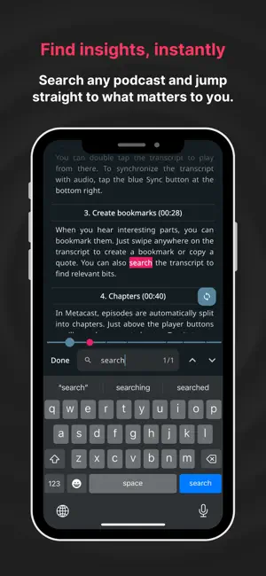 Metacast – podcast app screenshot 4