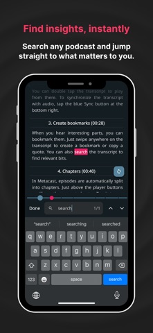 Metacast – podcast app iPhone screenshot 4