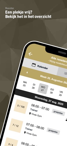 Vivas Gym app screenshot