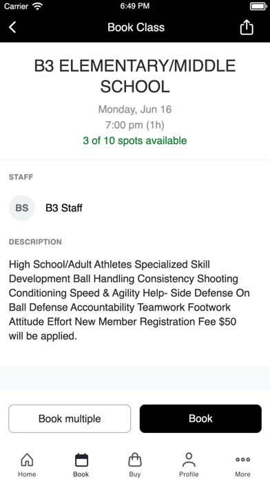 Screenshot #3 pour B3 Academy LLC