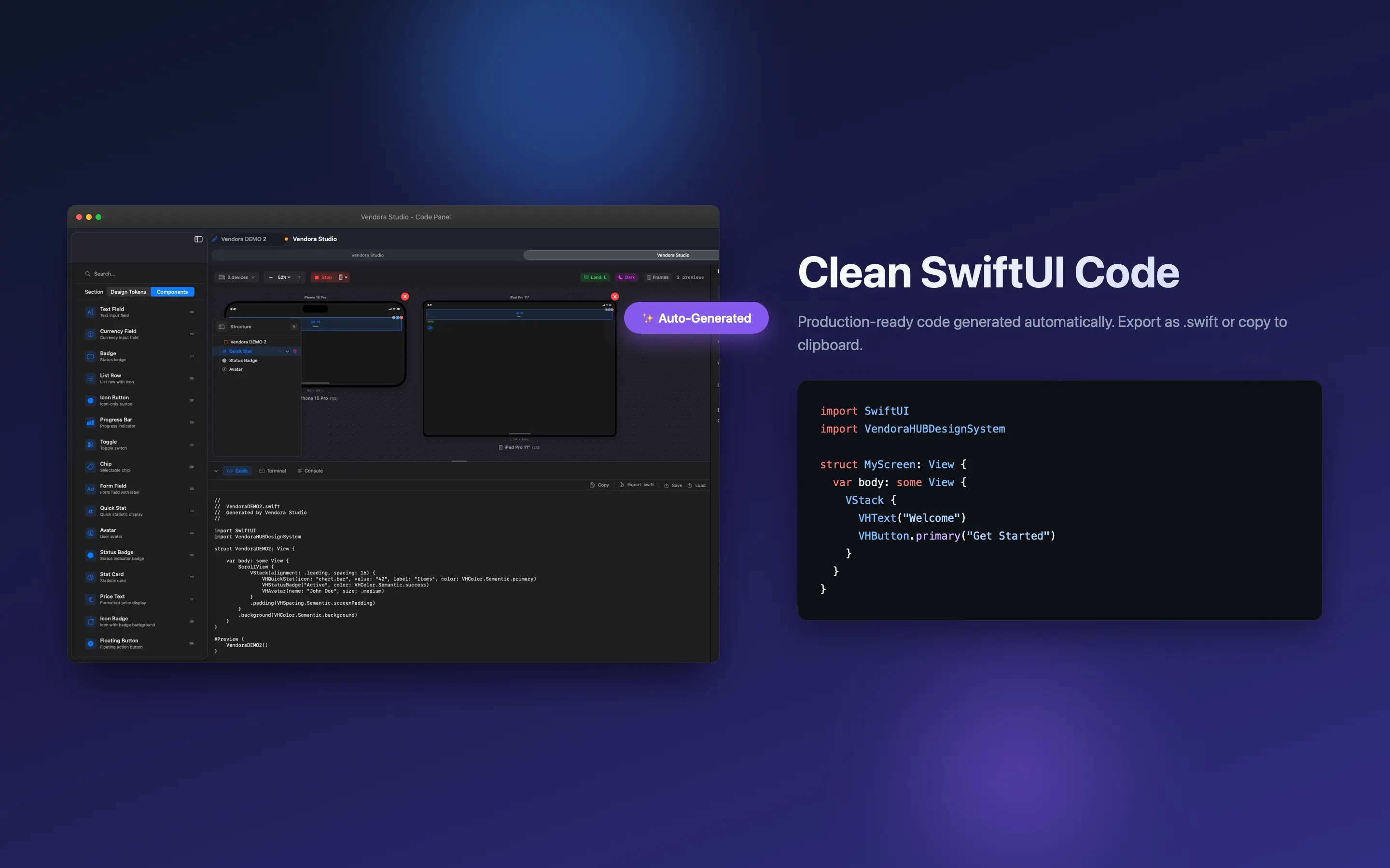 #8. Vendora Studio (iOS) Podle: Ahmed Chebbi