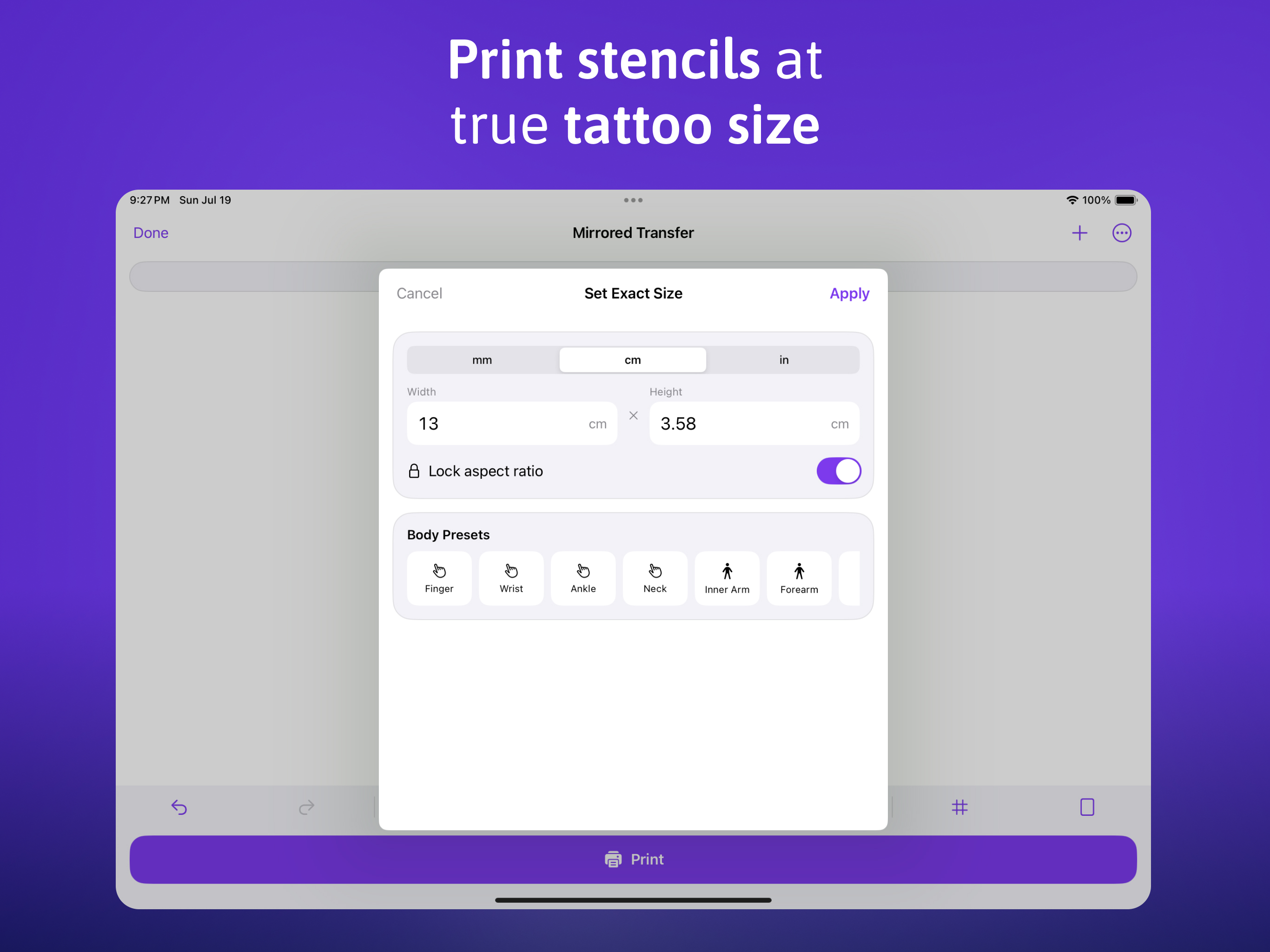 Tattoo Printer & Stencil Maker screenshot 9