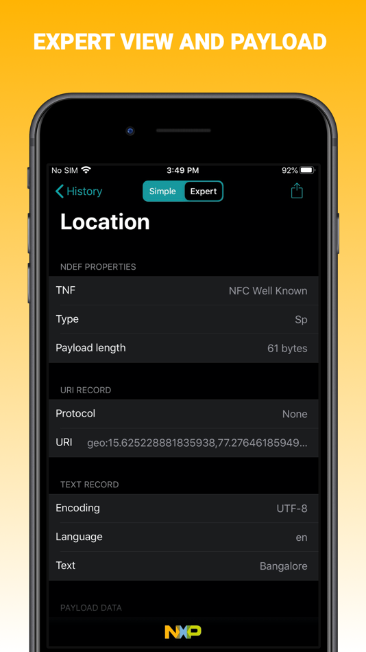 #4. NFC TagInfo by NXP (iOS) 由: NXP Semiconductors