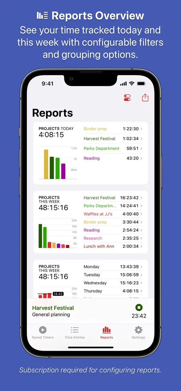 Timery for Toggl Screenshot 6