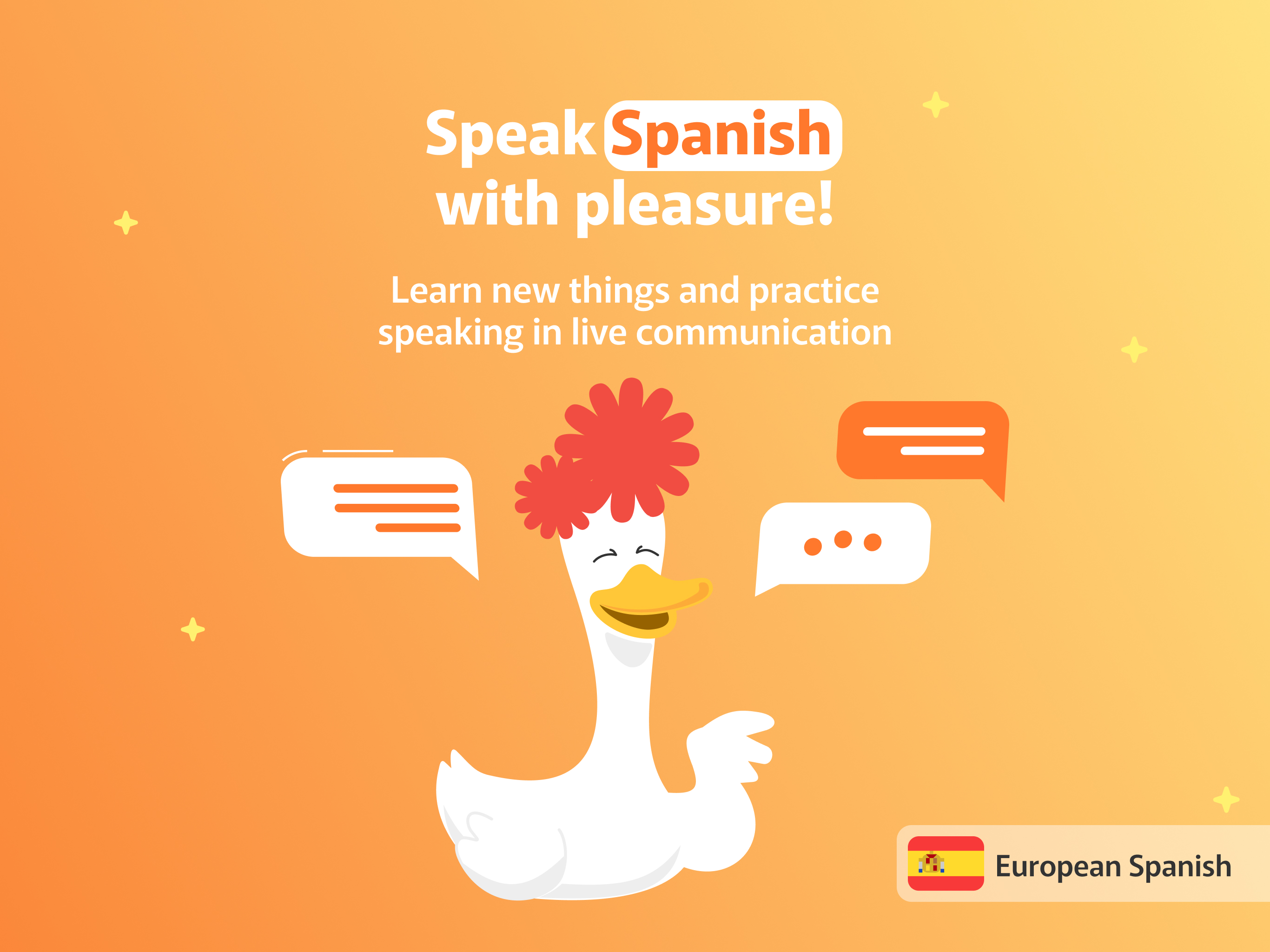 Spanish Word Game Goospeak