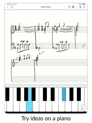 StaffPaper - music notebook screenshot 2