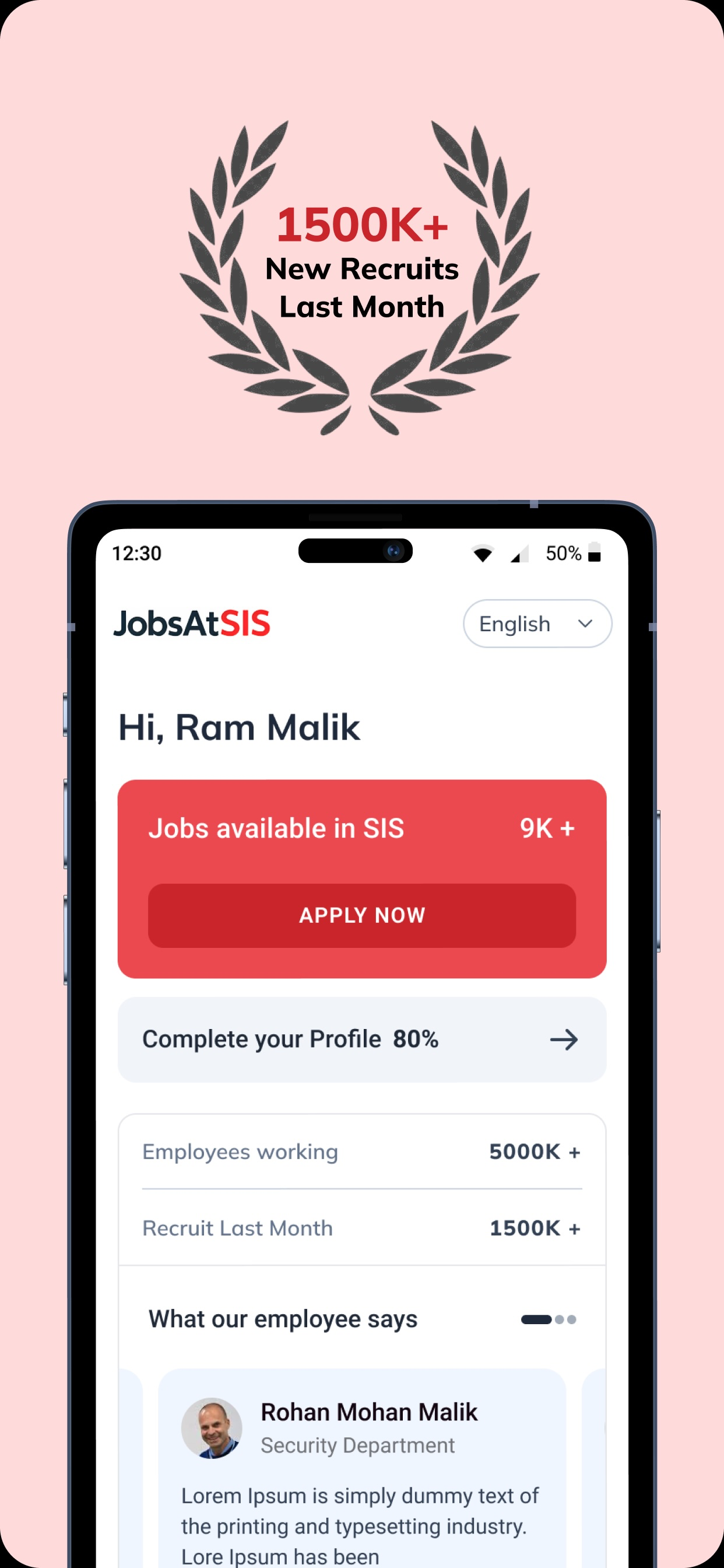 JobsAtSIS screenshot 3