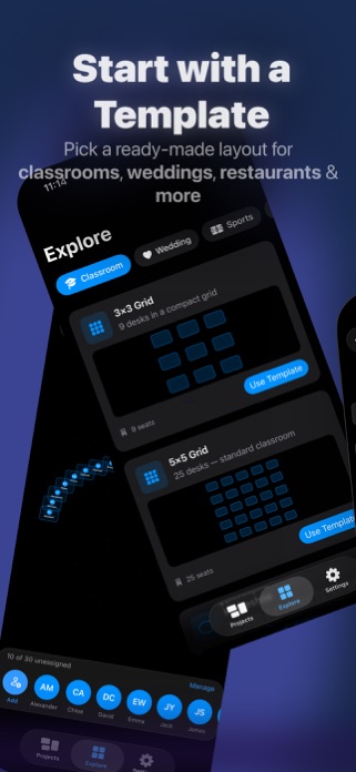 SeatFlow - Seating Chart Maker Screenshot 2 of 6