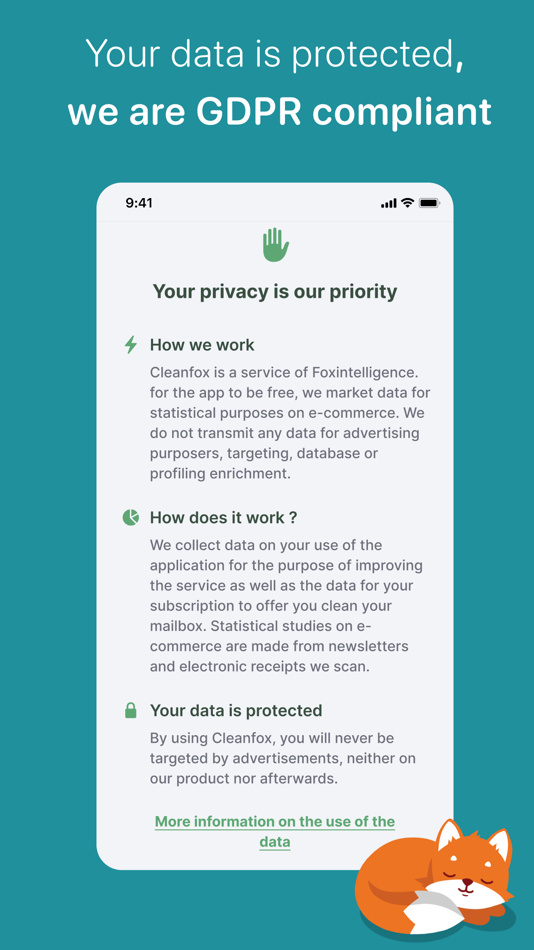 #7. Cleanfox - Email Cleaner (iOS) Göre: FOXINTEL