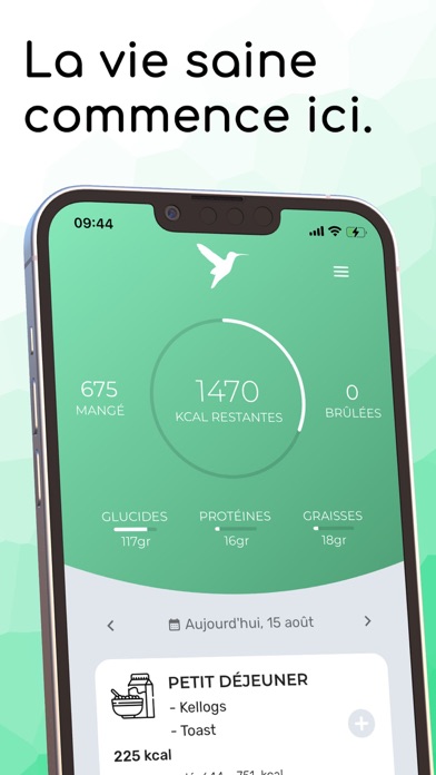 Screenshot #1 pour Compteur Calories