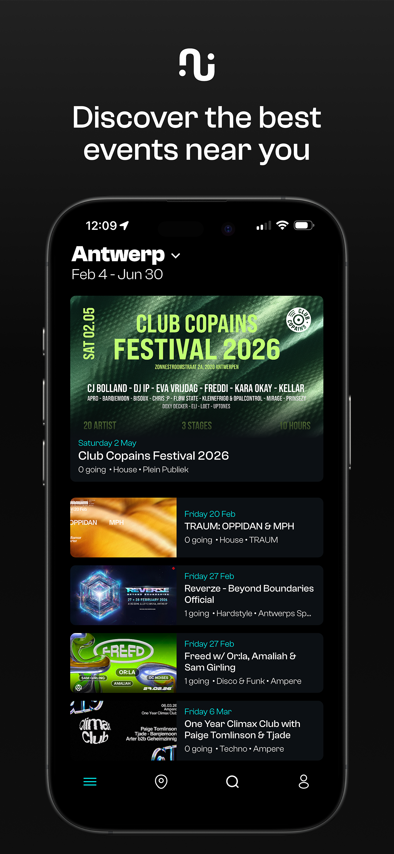 Nubi - Discover Events