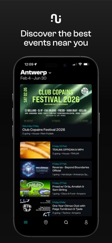Nubi - Discover Events screenshot