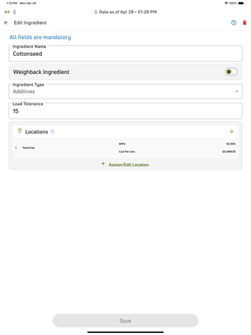 App screenshot