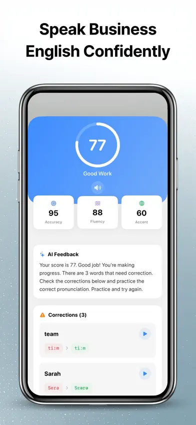 Business Speak AI: Job English screenshot 1