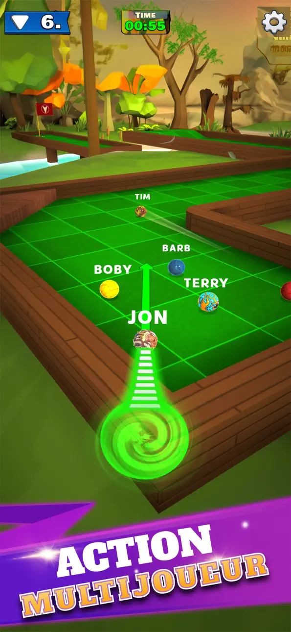 Mini Golf Club PvP Multiplayer Hack screenshot 2 - iOS game interface