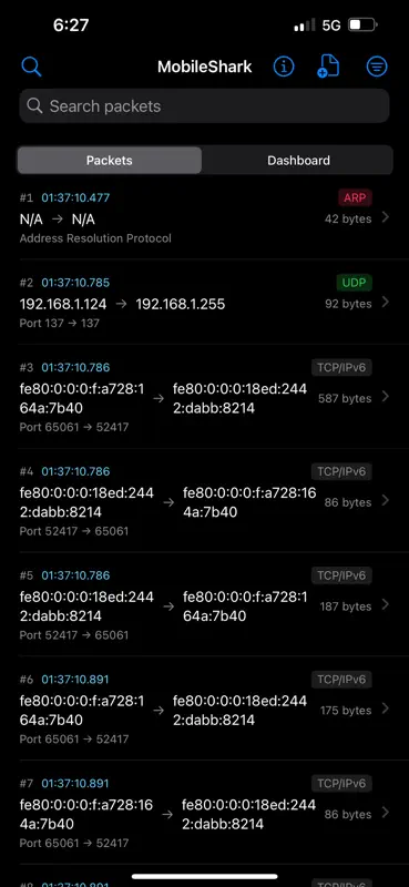 NetBuddy MobileShark screenshot 8 of 10