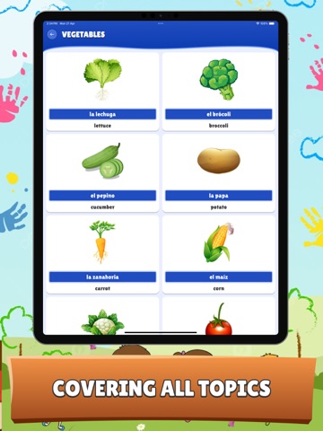Spanish for Kids and Beginners iPad screenshot