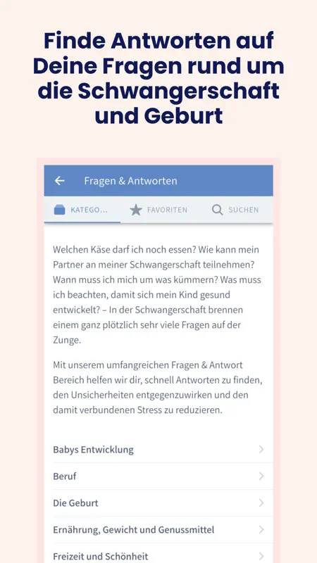 BabyCare - Gesund & Schwanger screenshot 6 of 10