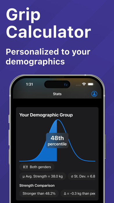Screenshot #2 pour GripMeter Grip Strength Tester