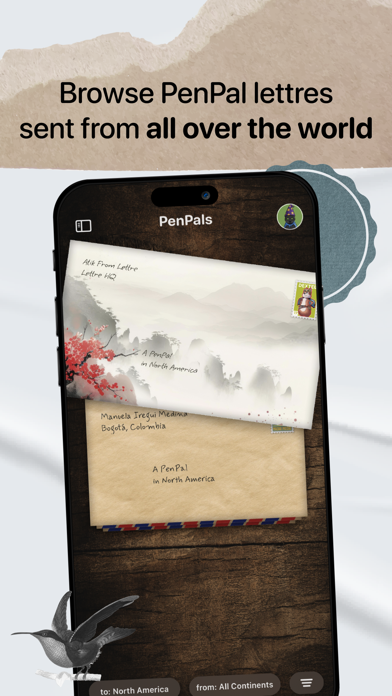 Lettre.app - PenPals for life Screenshot