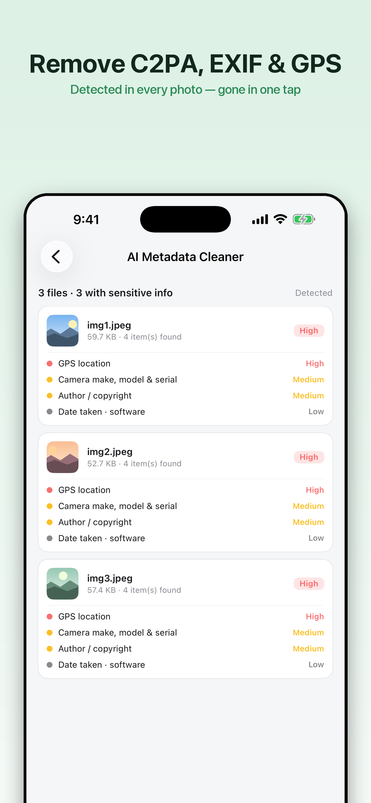 C2PACleaner: AI Meta Remover screenshot 2