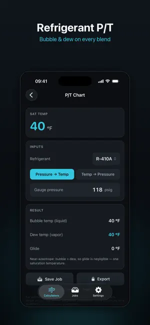 HVAC Calc: Superheat & P/T screenshot 4