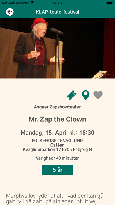 KLAP - Teaterfestival Screenshot