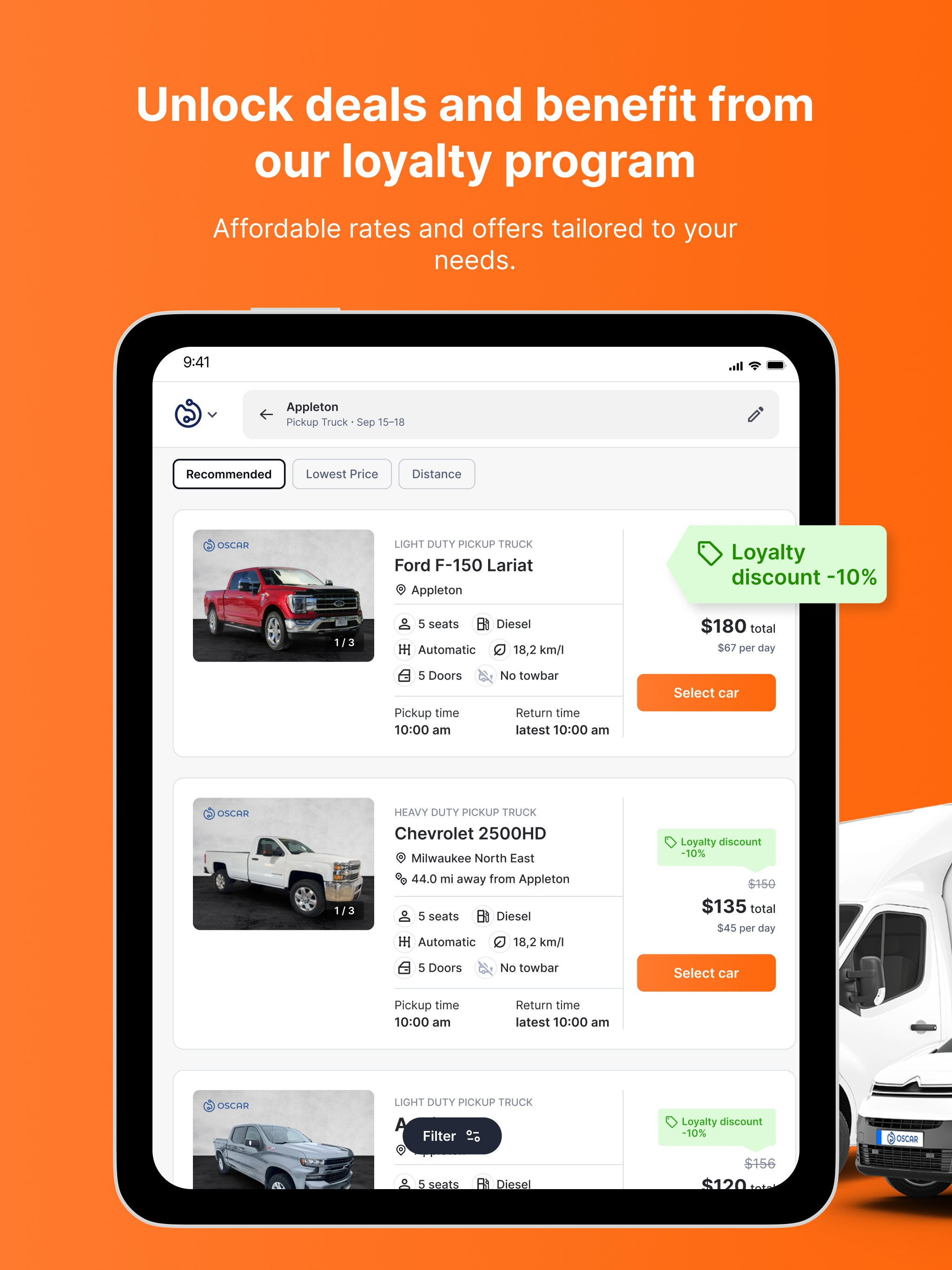 Oscar Car Rental screenshot 7