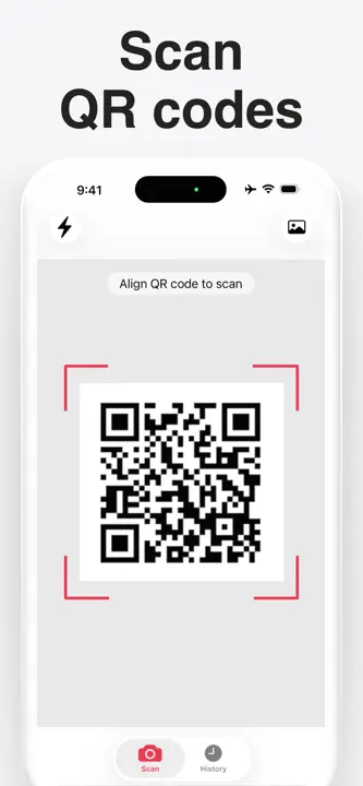 QR Code Reader: Screenshot 1 von 6