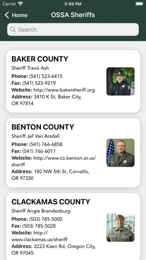 Oregon State Sheriffs’ Assoc. screenshot 3