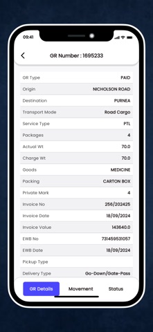 Shree Azad Docket Tracking screenshot
