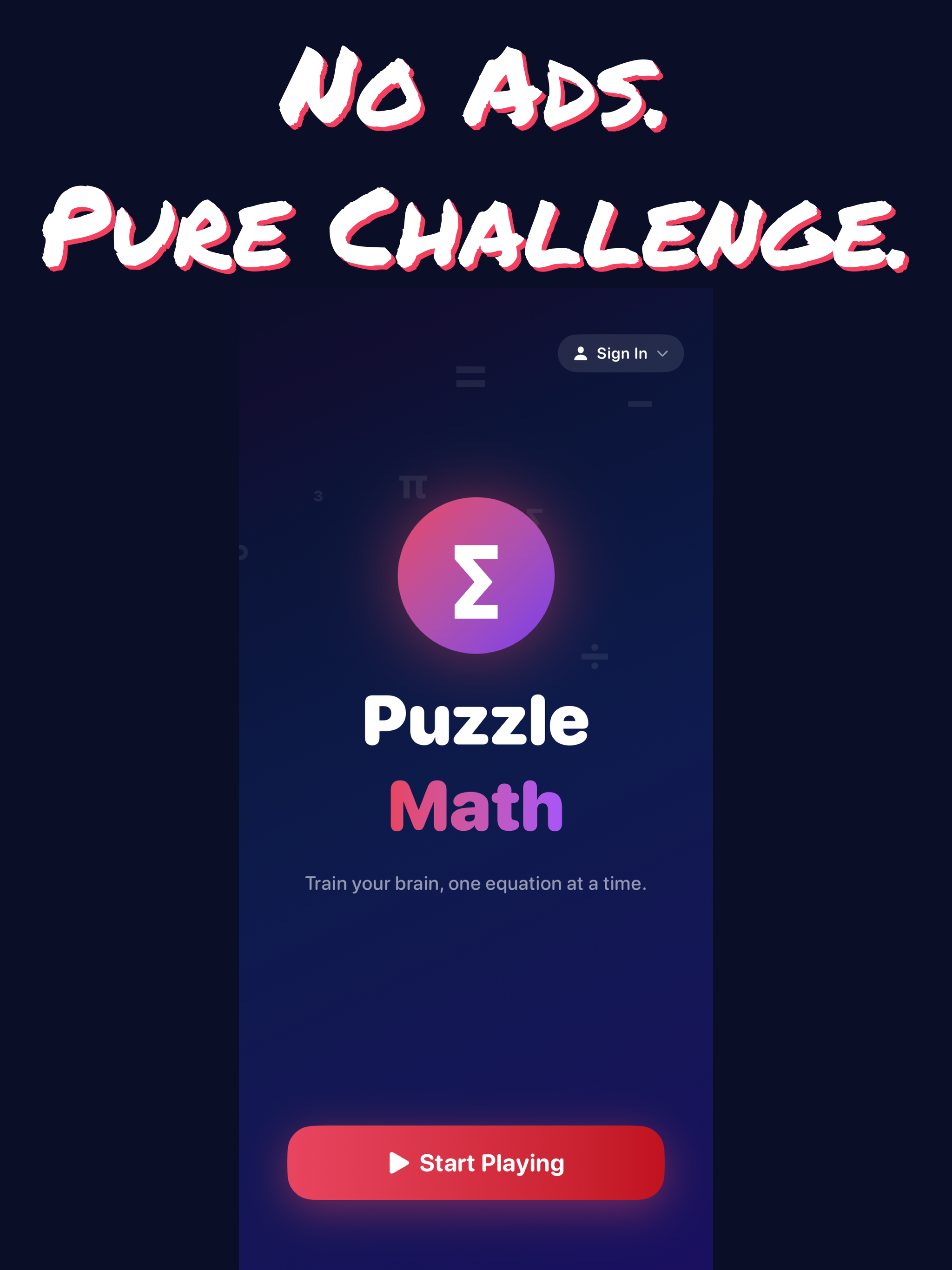 PuzzleMath - NO ADS