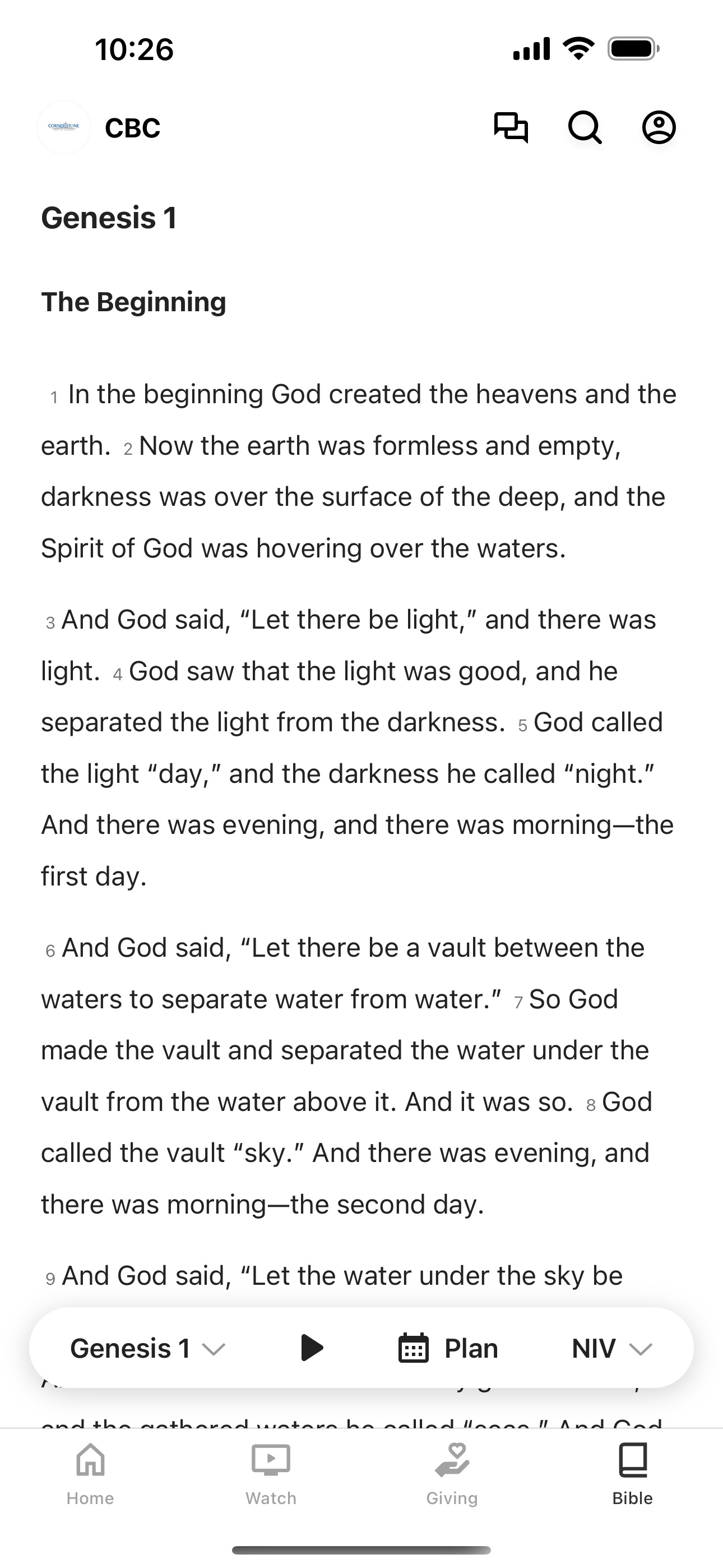 Cornerstone Baptist Church AZ screenshot 3