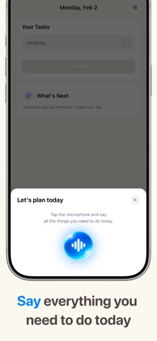 What's Next - Plan Today Screenshot 2 of 5