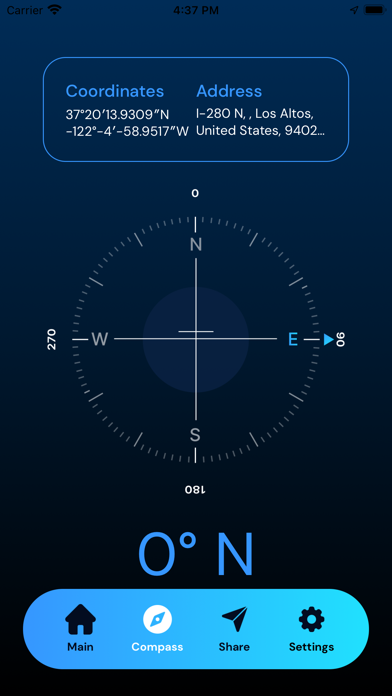 GPS Altimeter & Barometer Screenshot