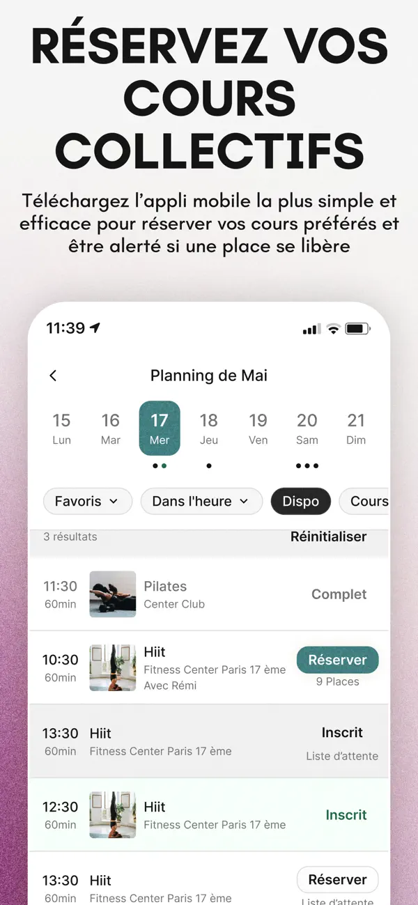 Screenshot #2 pour Club Connect : Fitness & Gym