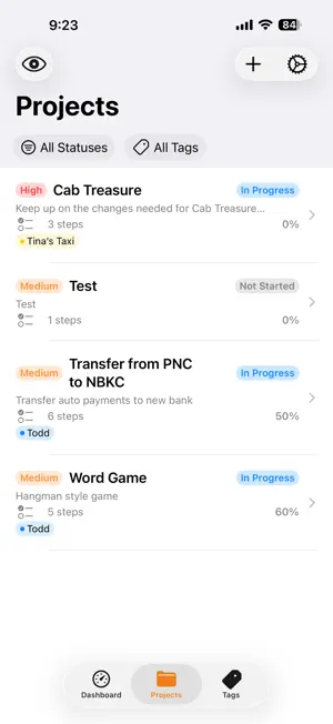 PersonalProjects screenshot 2