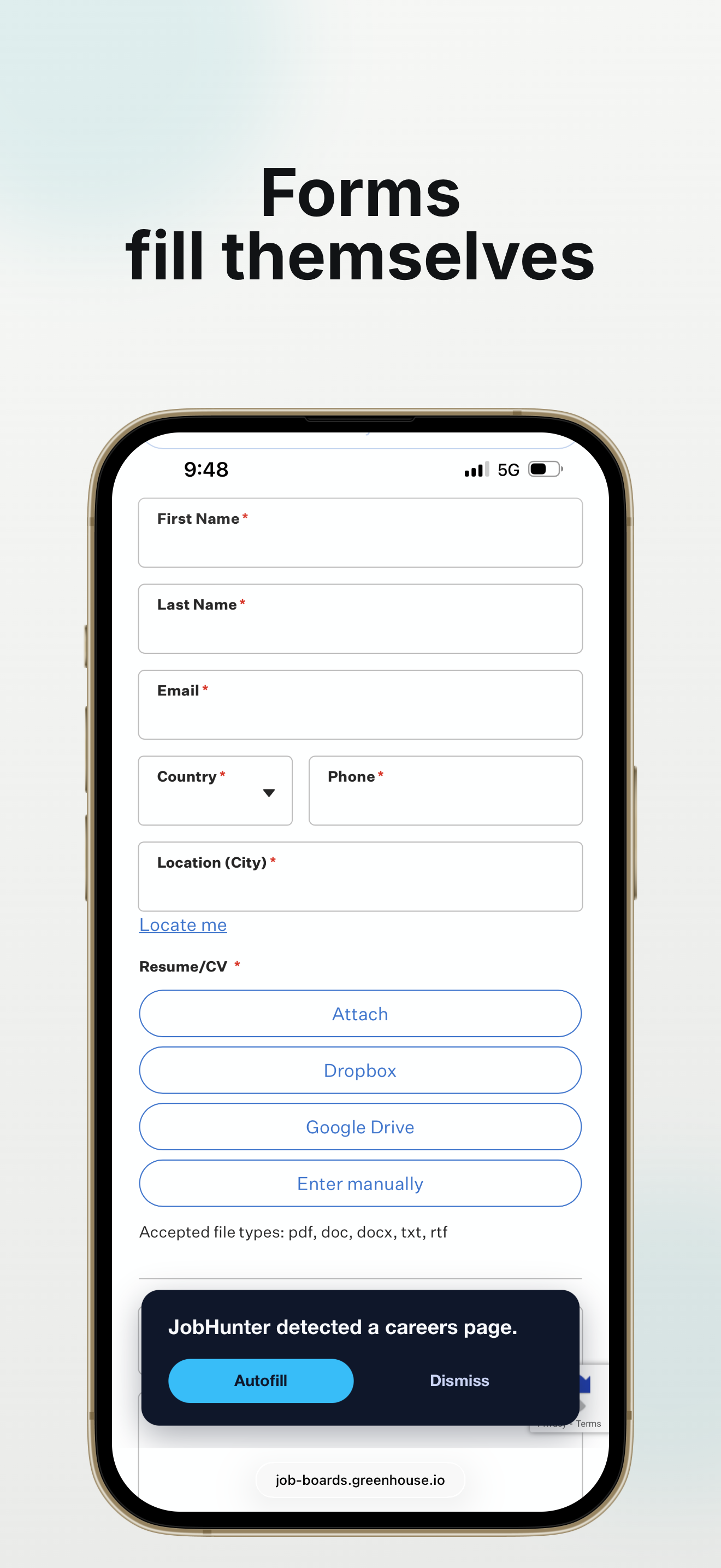JobHunter: Apply Lock screenshot 5