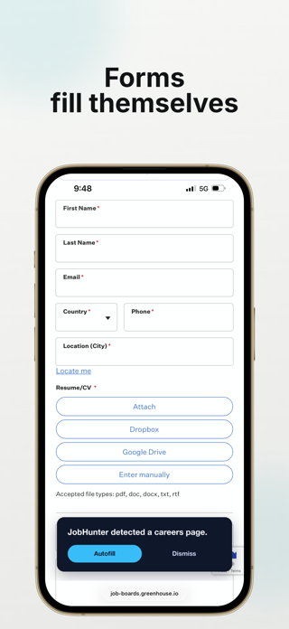 JobHunter: Apply Lock Screenshot 5 of 7