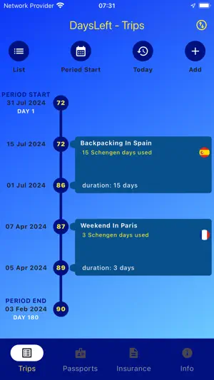 DaysLeft screenshot 2
