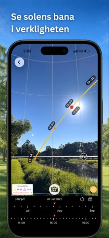 Sun Finder: Solljus & skugga iPhone screenshot 1