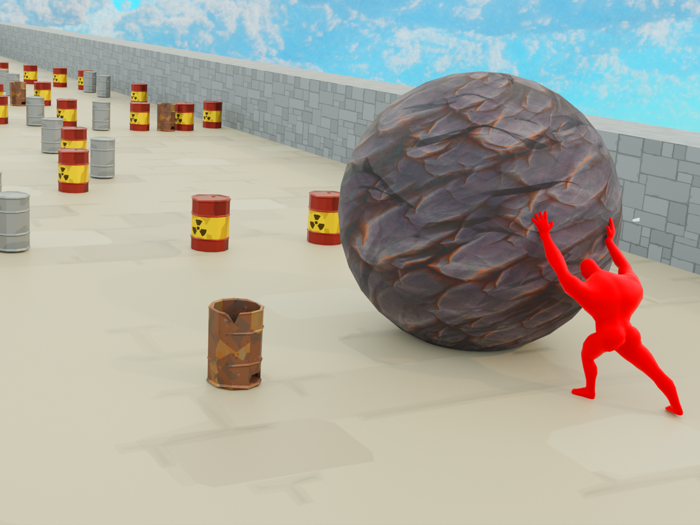 Sisyphus Game  Uphill Run 3D
