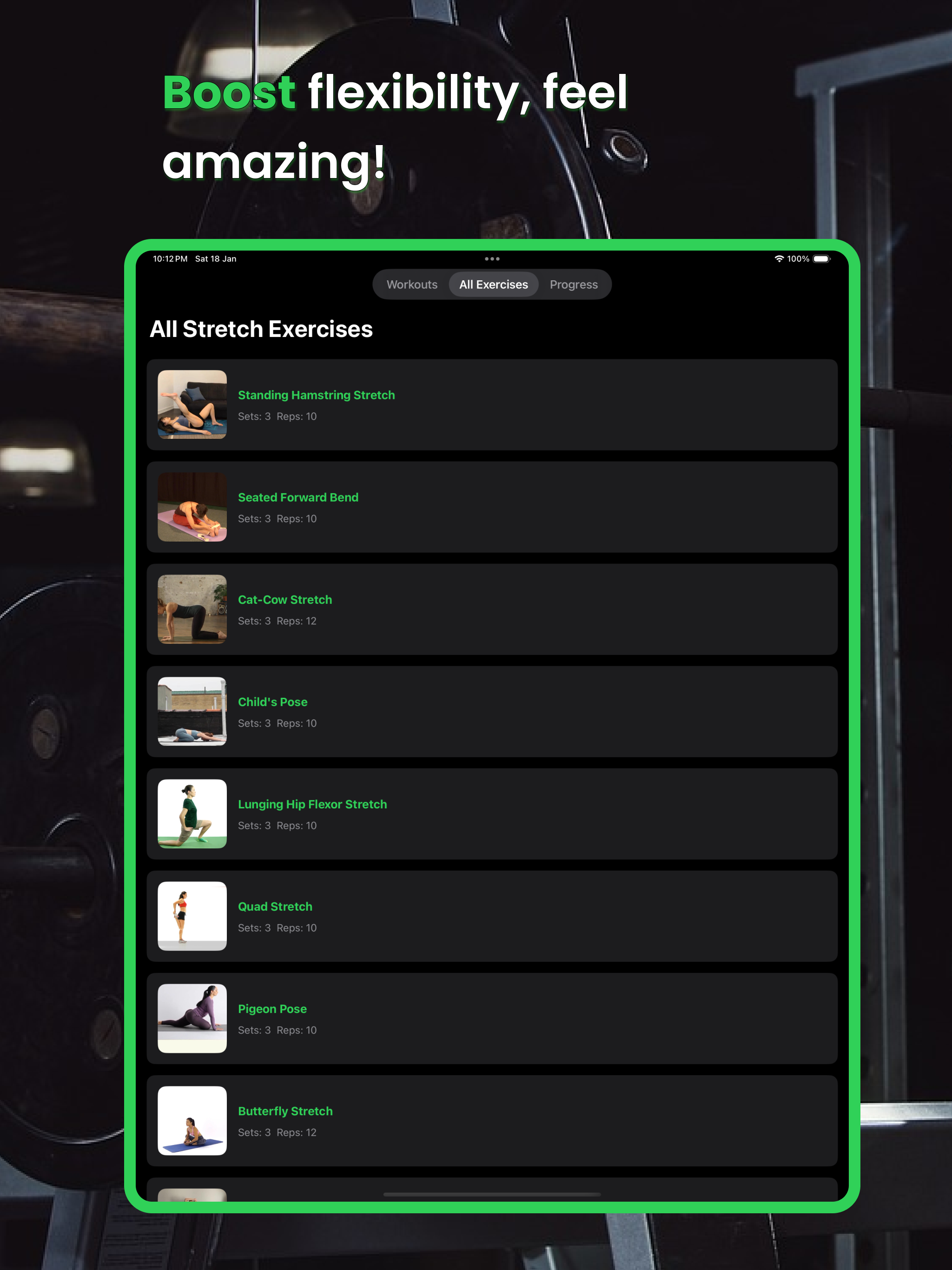 Stretching Exercise Fitness screenshot 9