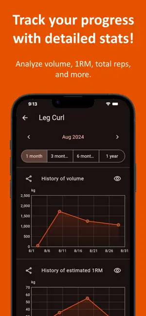 Workout Log KINNIK: AI Advisor screenshot 3