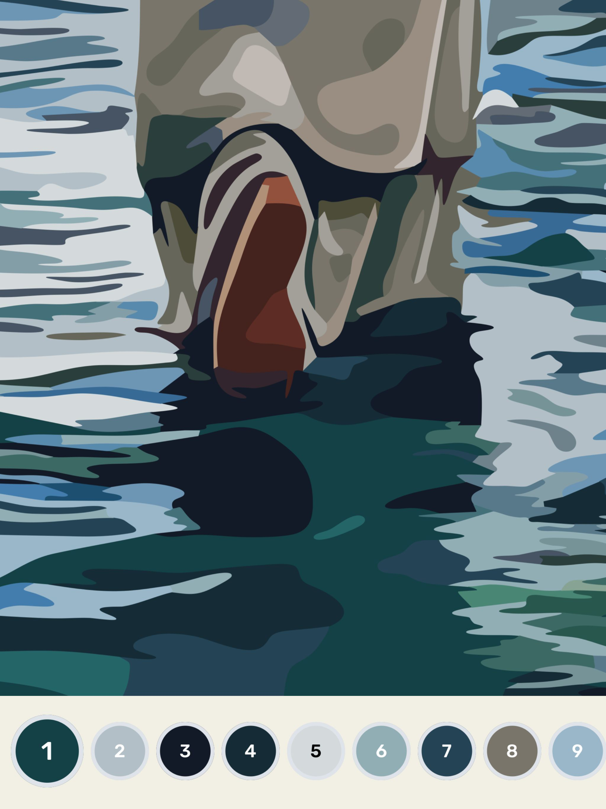 Bible Oil Coloring By Number