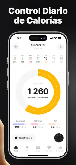 Captura de pantalla de Calz－Contador De Calorías AI en iPhone 6
