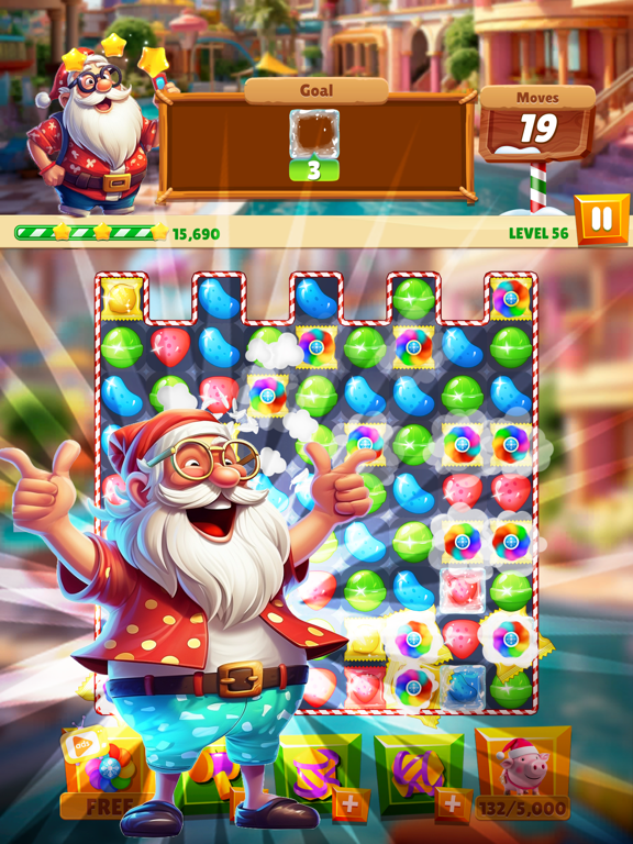 Christmas Magic: Match 3 Game iPad screenshot 4 - Games app